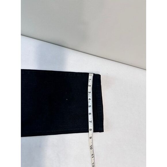 NYDJ Jeans Straight High Rise Black - Women's Size 14 - Picture 6 of 8